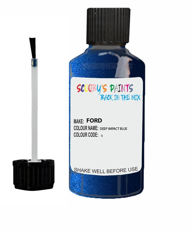 FORD FOCUS DEEP IMPACT BLUE Code G Touch Up Paint 2014-2020