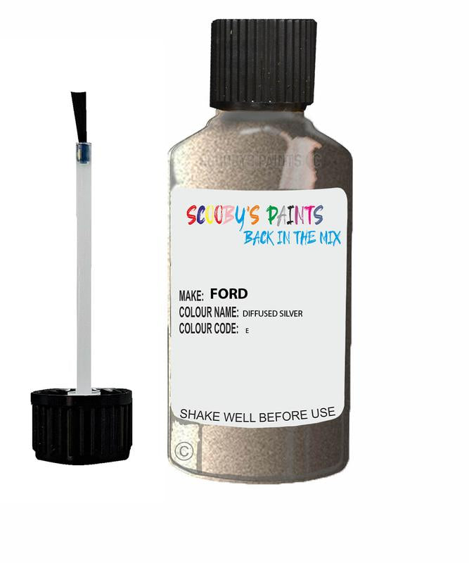 FORD FOCUS DIFFUSED SILVER Code E Touch Up Paint 2017-2020