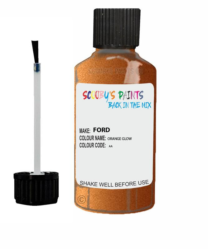 FORD FOCUS ORANGE GLOW Code AA Touch Up Paint 2018-2020