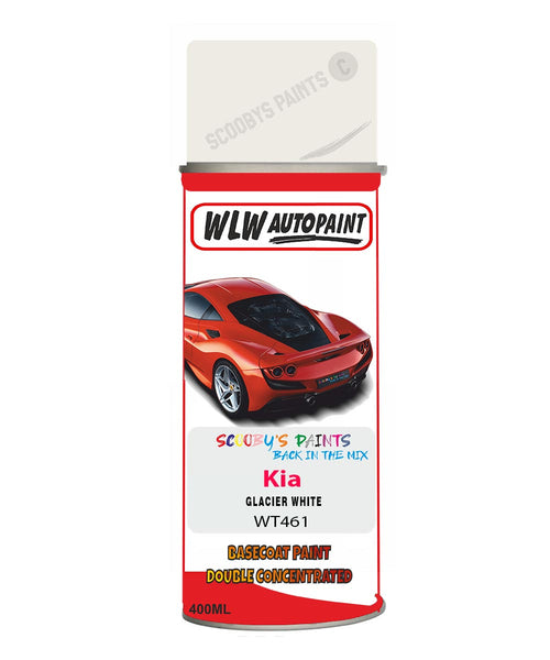 Aerosol Spray Paint For Kia Sportage Deluxe White Colour Code Hw2 