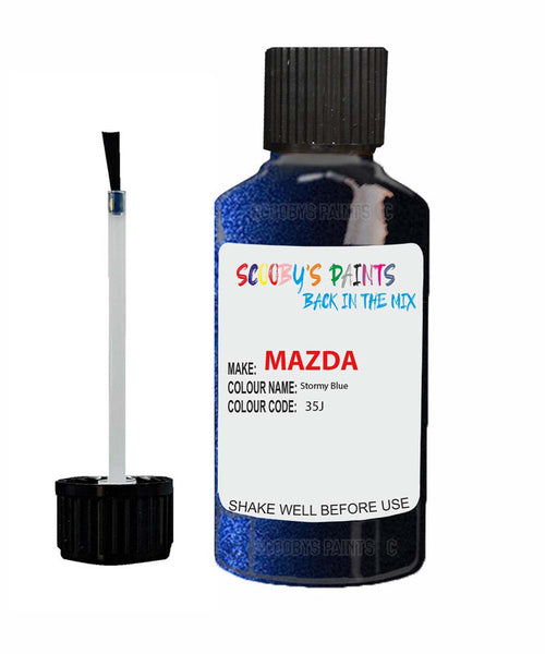 Paint For Mazda Mazda 2 Aurora Blue Code 34J Car Touch Up Paint 