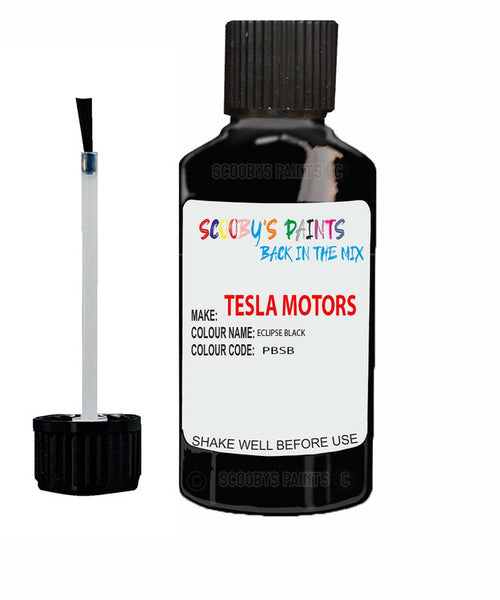 Tesla Model S Solid Black PBSB Touch Up Paint Kit