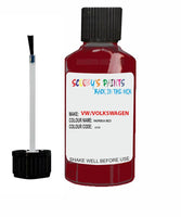 Vw Volkswagen Car Stone Chip Scratch Touch Up Paint Paprika Red