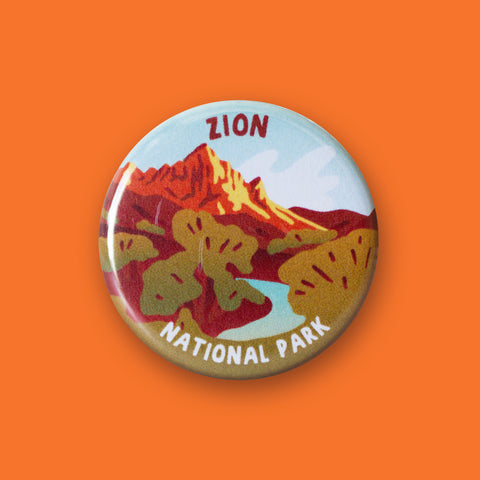 Zion National Park Merit Badge Keychain – National Park Souvenirs