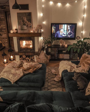 cozy living room for lounging
