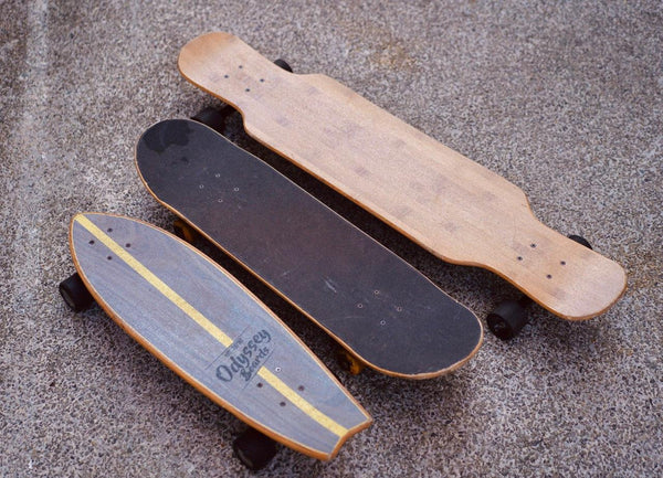 longboard skateboard and cruiser board