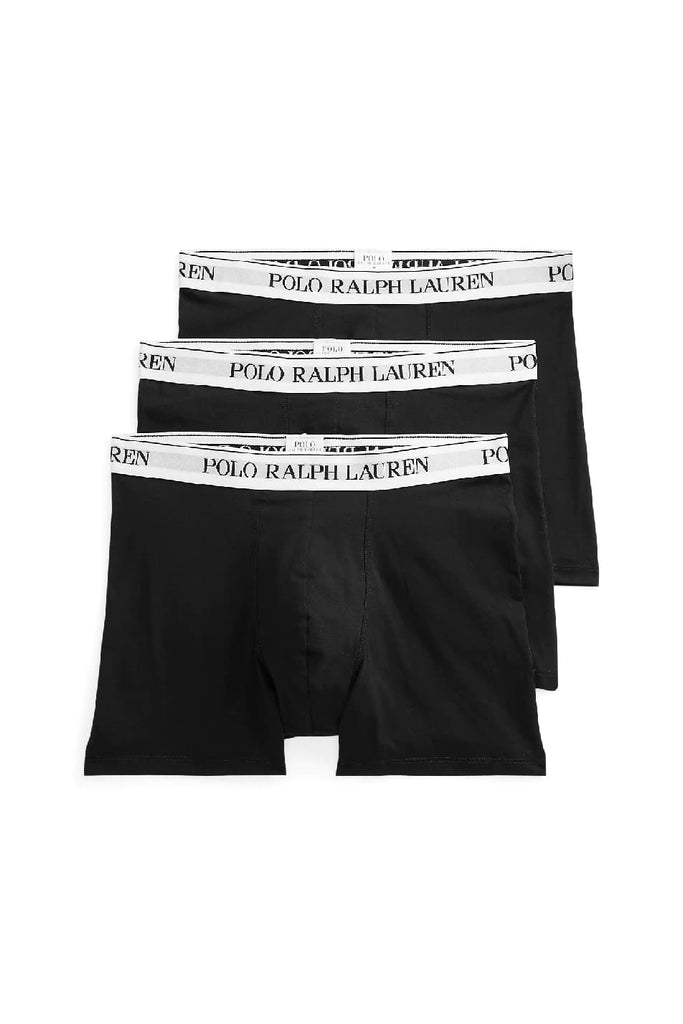 Polo Ralph Lauren Underwear Mens Blue Stretch Logo Cotton Boxer Brief Size  L for sale online