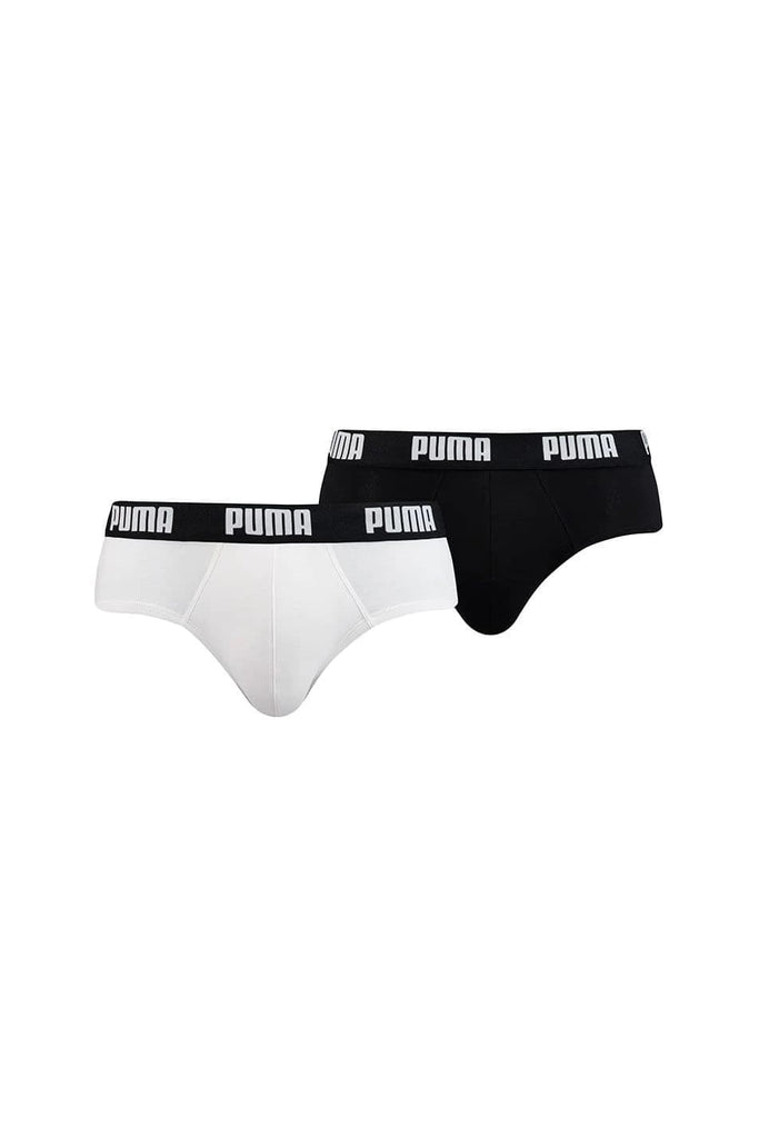 PUMA Mens Sports Briefs (Pack of 2) Soft Cotton Running Athletic Underwear  Pants