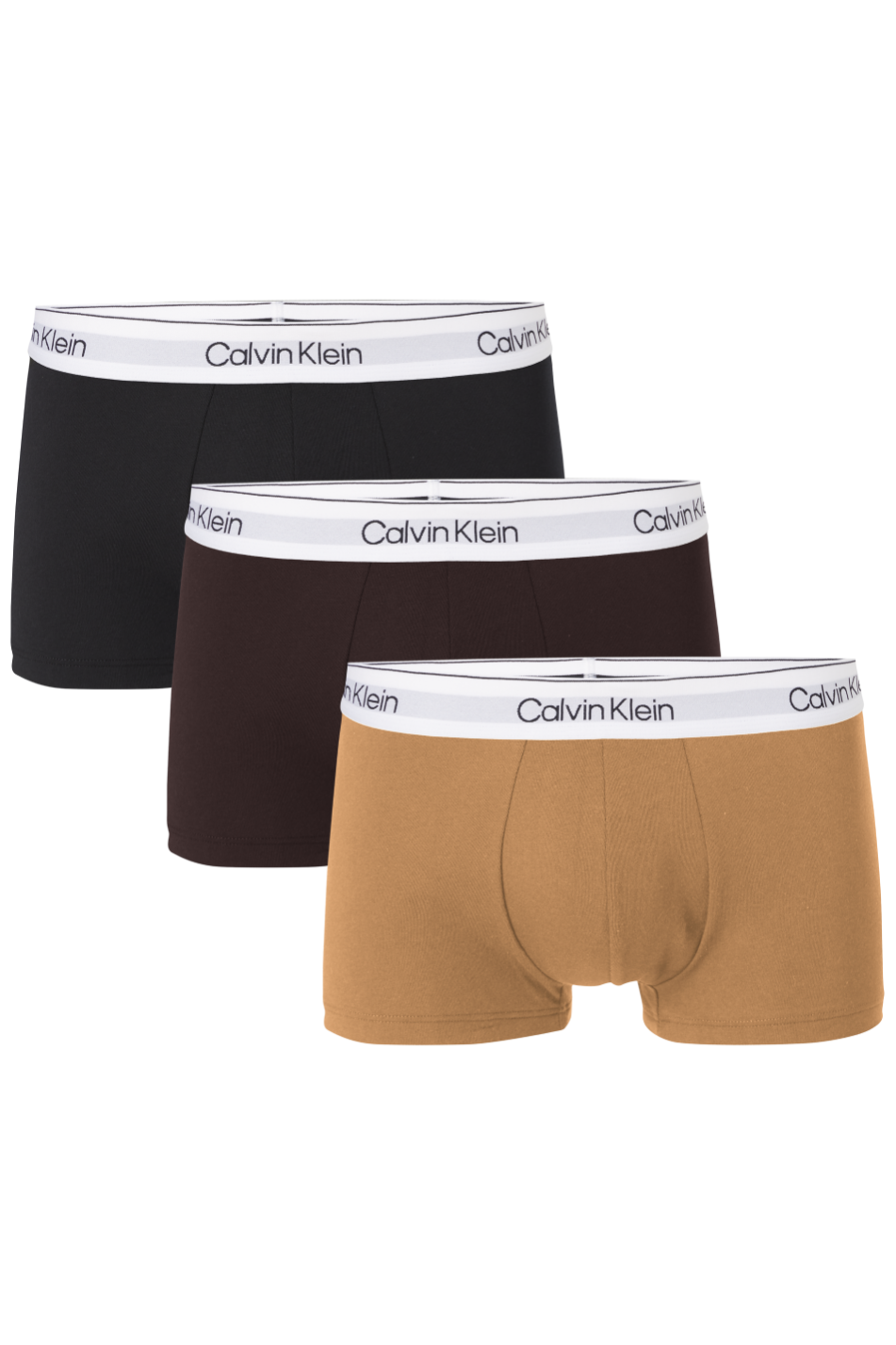 Calvin Klein 3 Pack Men's Recycled Cotton Stretch Low Rise Trunk — Pants &  Socks