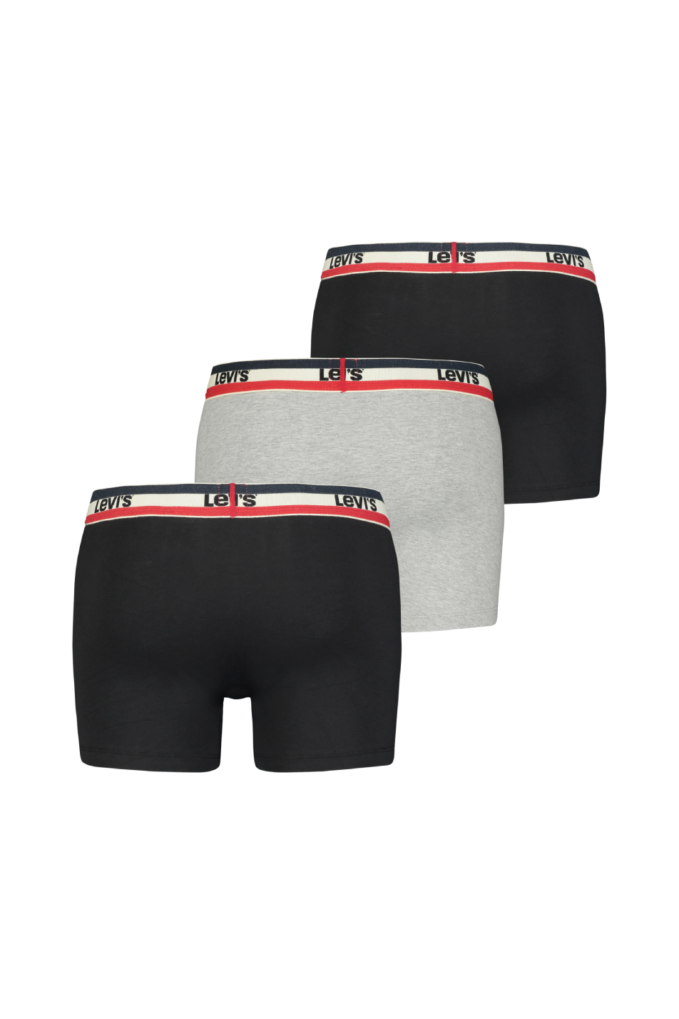 Levi's Men's 3 Pack Sportswear Logo Boxer Brief — Pants & Socks