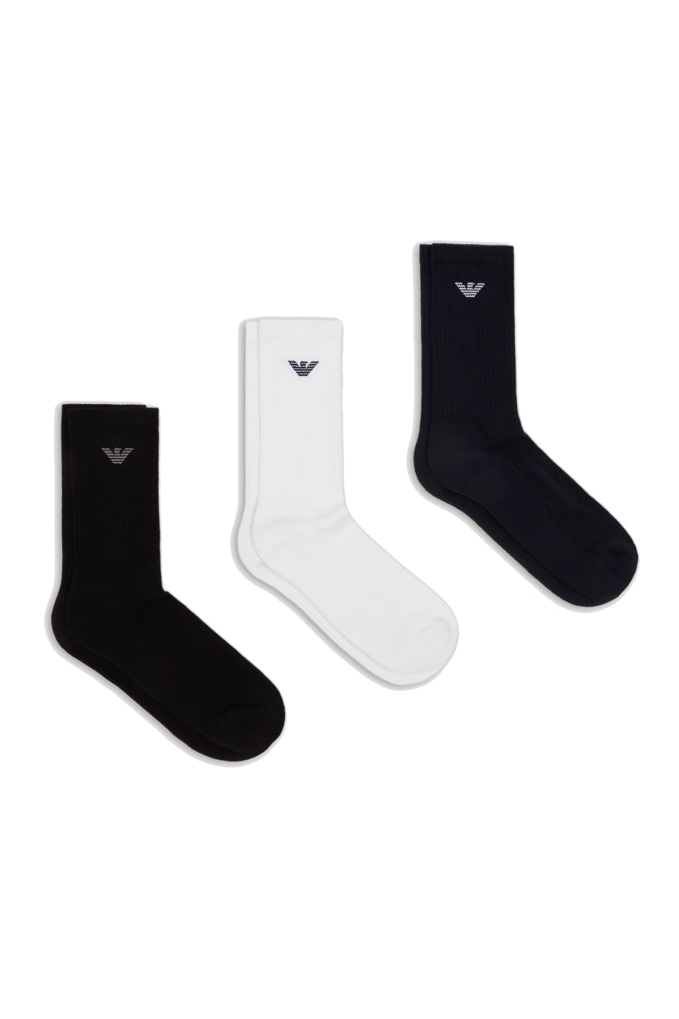 Emporio Armani Men's 3 Pack Knit Sock — Pants & Socks