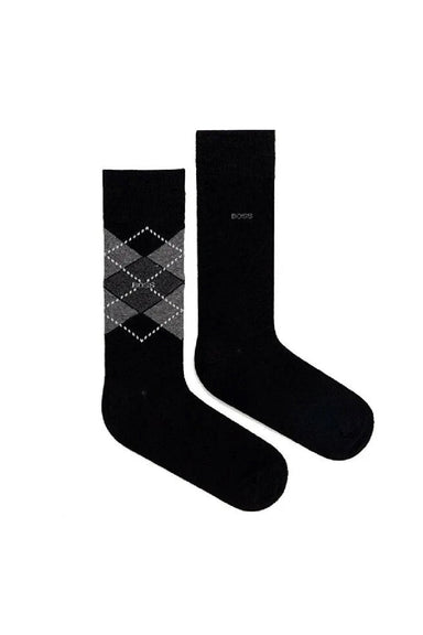 BOSS - Regular-length socks with a monogram pattern