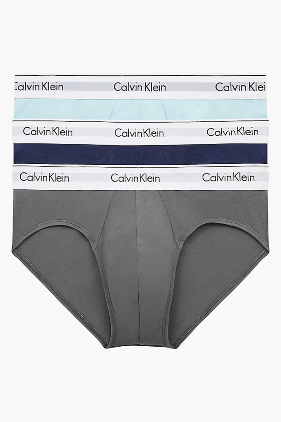 Calvin Klein 3 Pack Men's Cotton Stretch Hip Brief — Pants & Socks