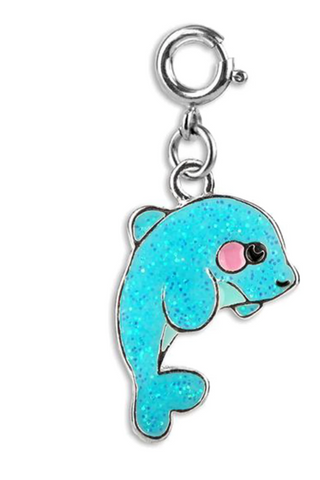Glitter Dolphin Charm by Charm It!