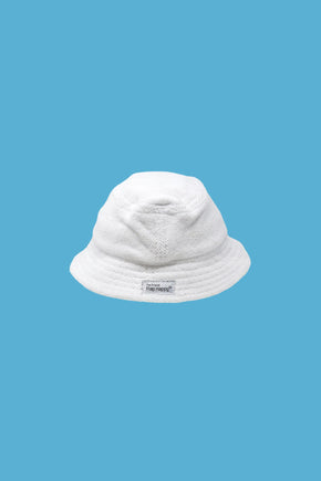 White Terry Beach Bucket Hat (Baby Unisex)