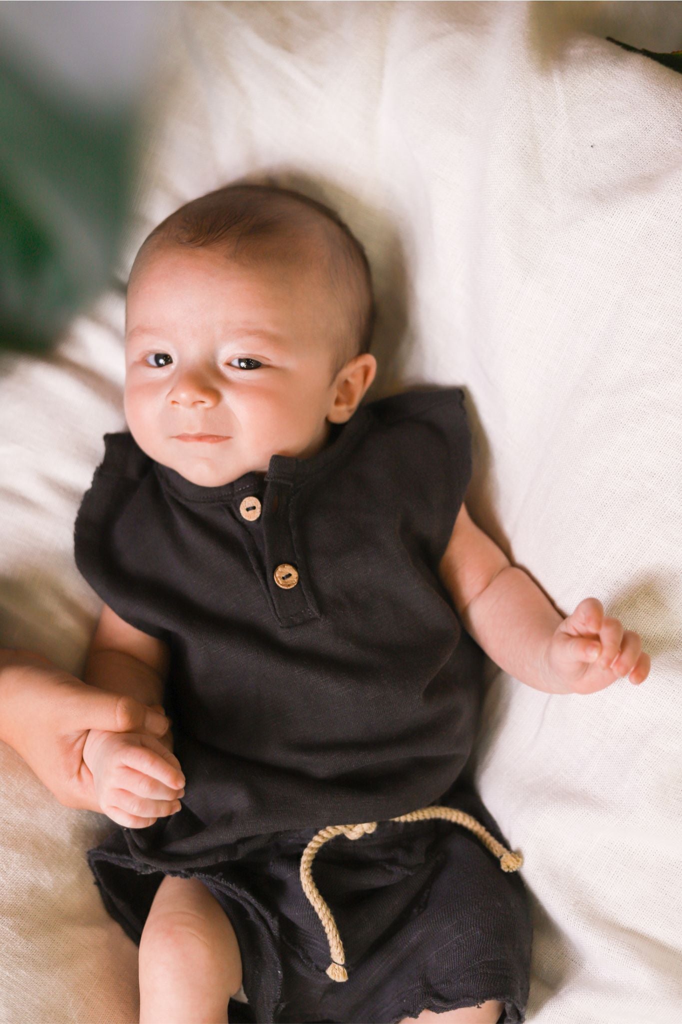 Organic Stripe Linen Short (Baby Boy) – Bowfish Kids
