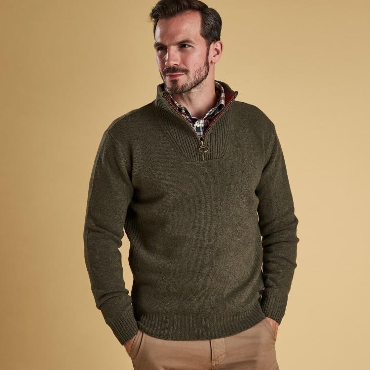 Barbour Nelson Essential Half Zip Sweater | John Norris New Site2020