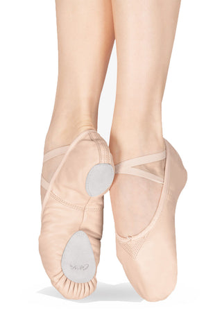 Capezio Leather Juliet Split Sole Ballet Shoe 2027 : Dance Max Dancewear