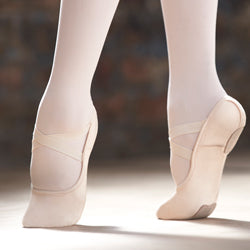 capezio hanami canvas split sole ballet slipper