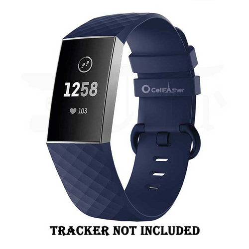 Replacement Band For Fitbit Charge 3 & Charge 4, Blue Size Small S
