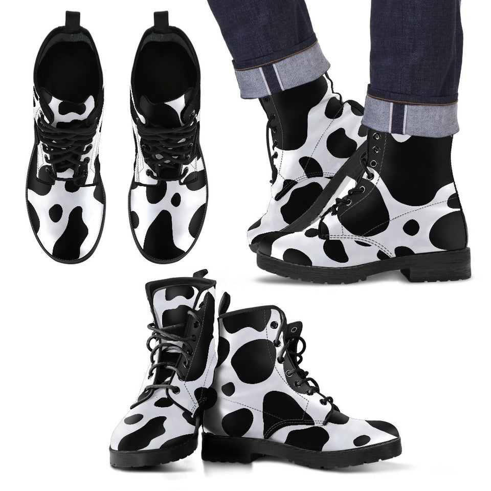 cow pattern boots