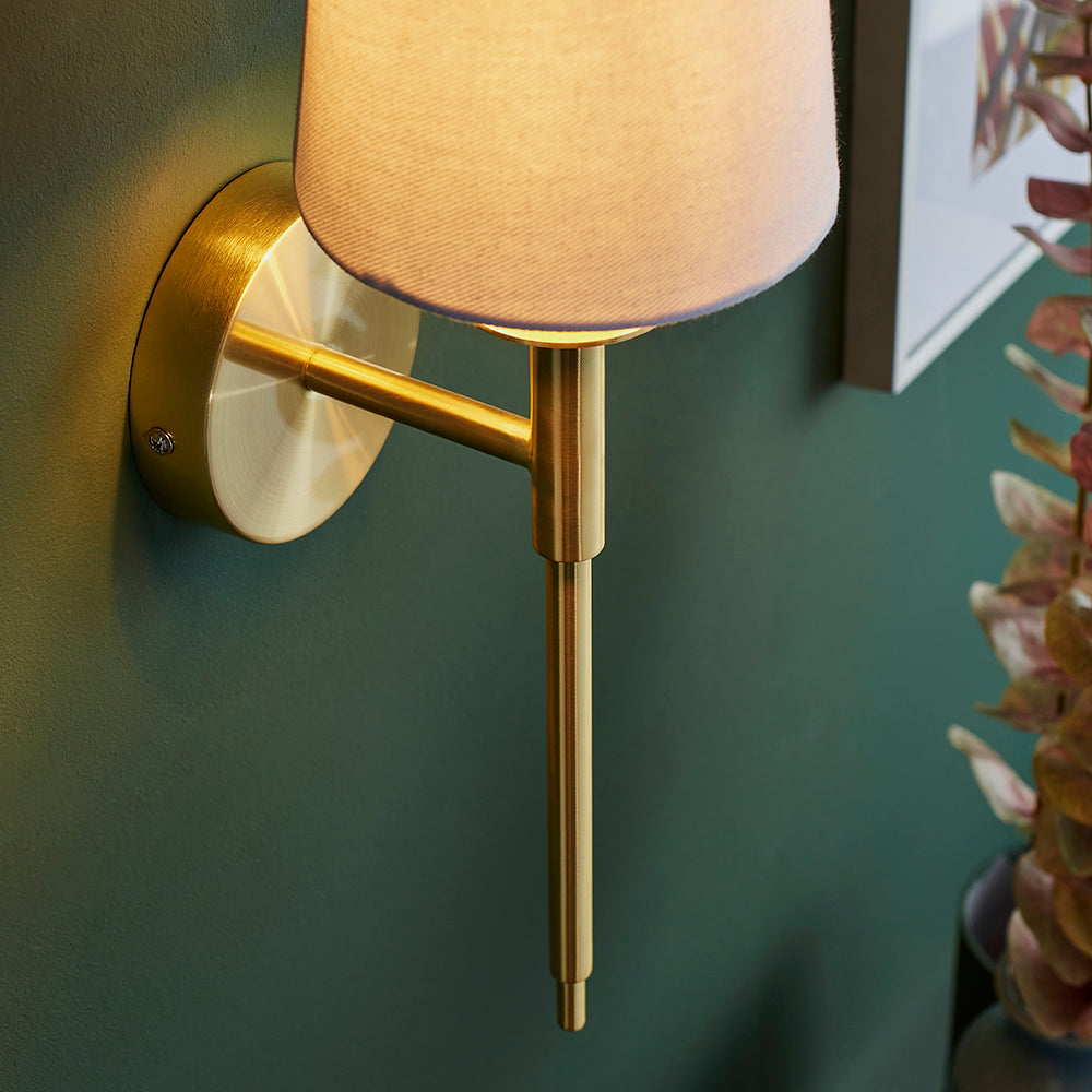 brass plated lamp