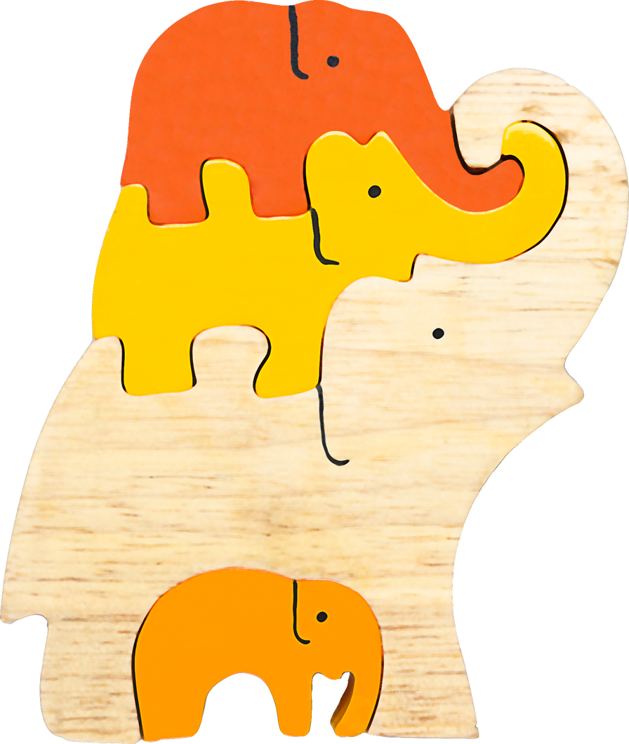 Eco-friendly, wooden puzzles by Red Fish Toys