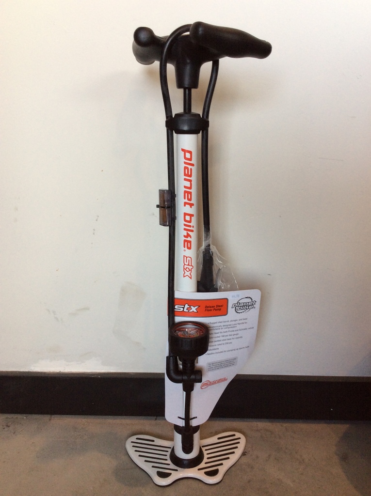 steel floor pump