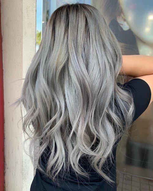 gray lace wig