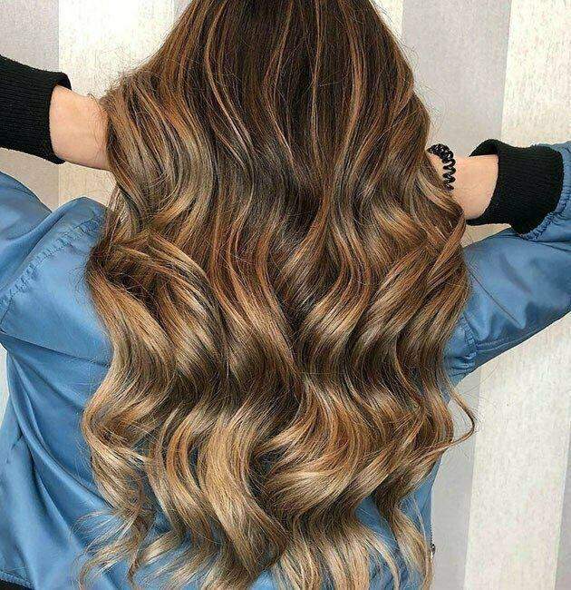 Luxury Dark Brown Caramel Blonde Balayage Highlight 100% Human Hair Sw –  Dolly Luxury Hair