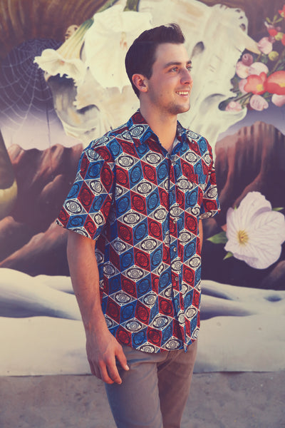 Tiki Grateful Dead Dress Shirt