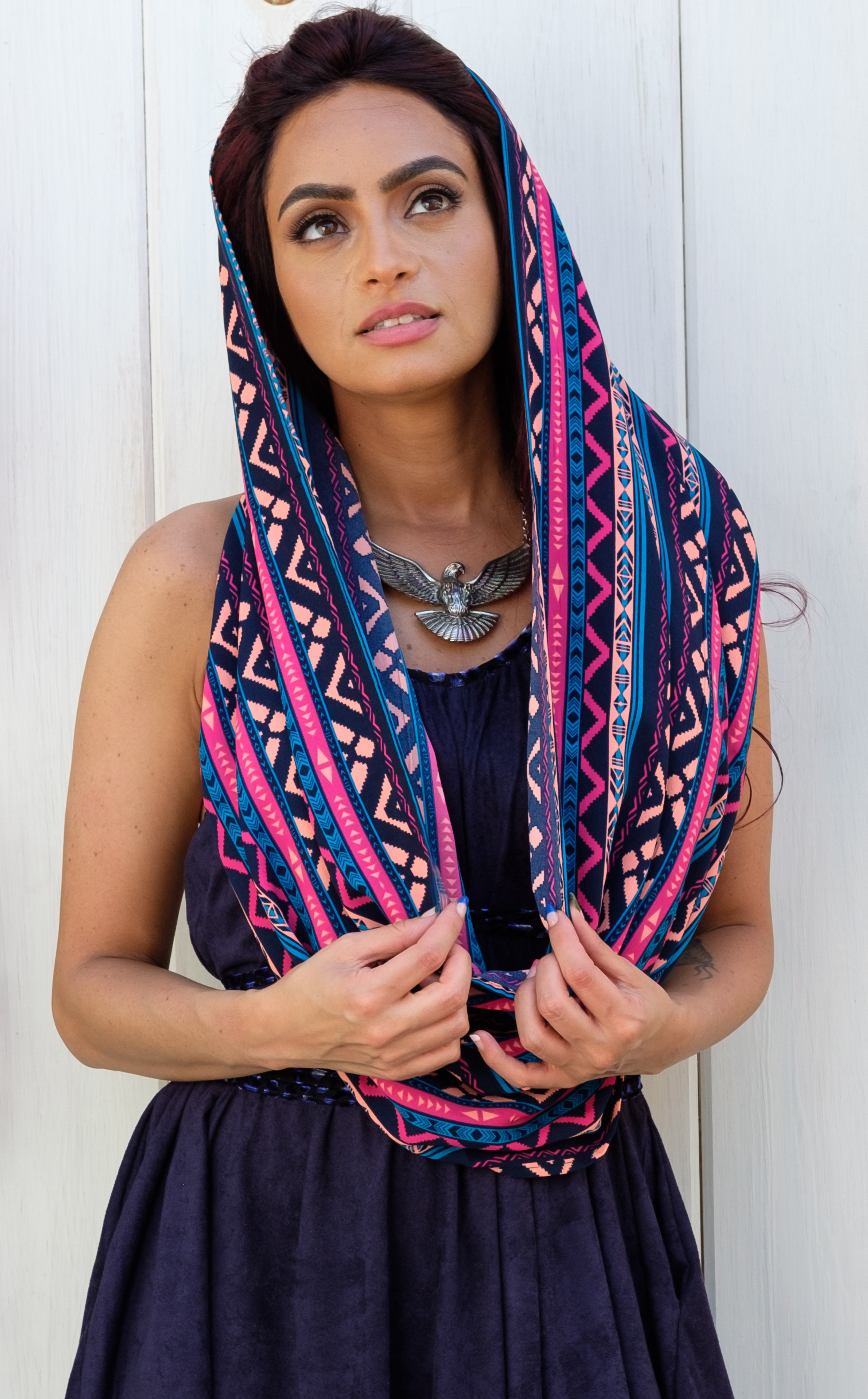 Blazen Sunset Circle Scarf