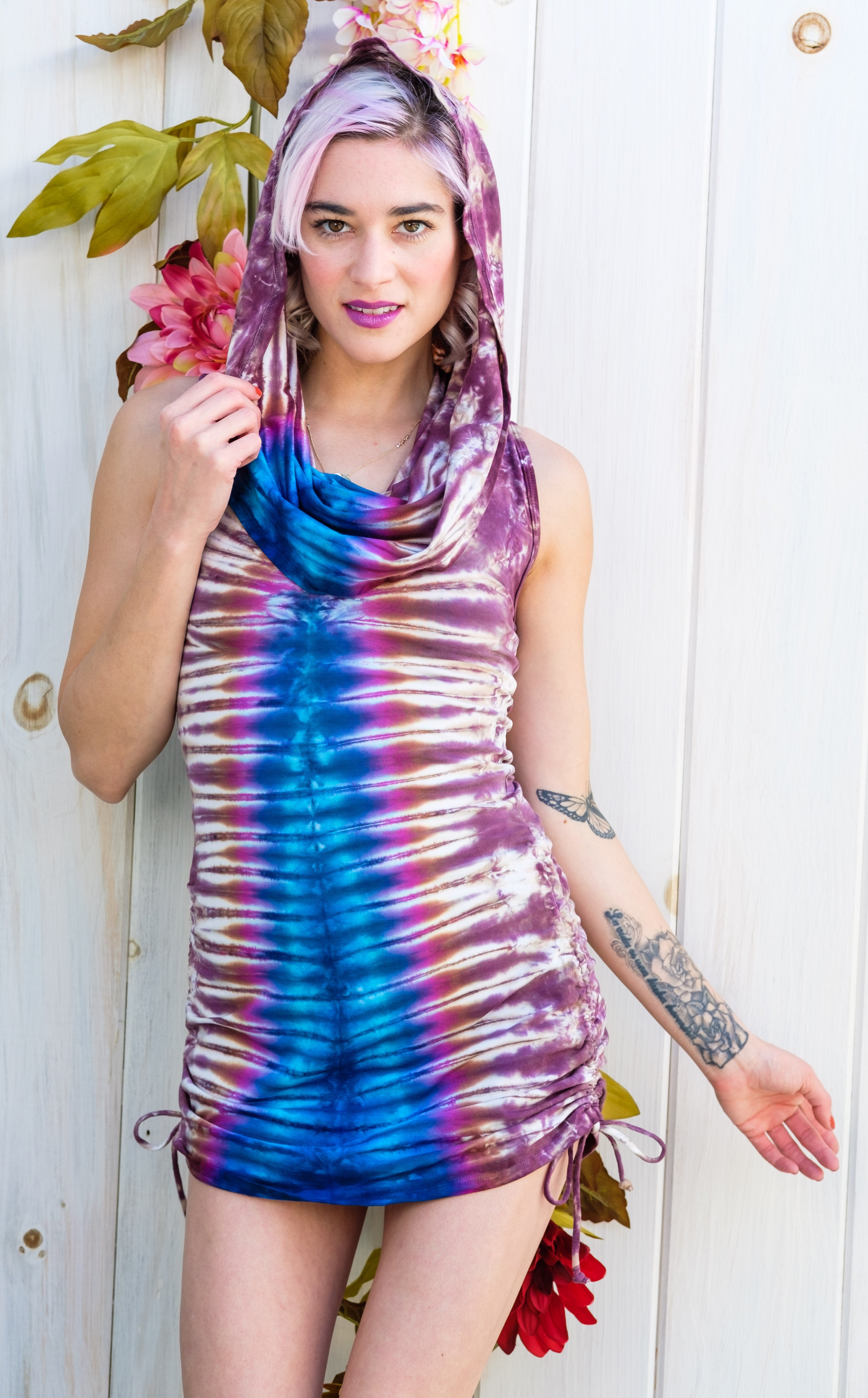 Tie Dye Huntress Cinch Dress