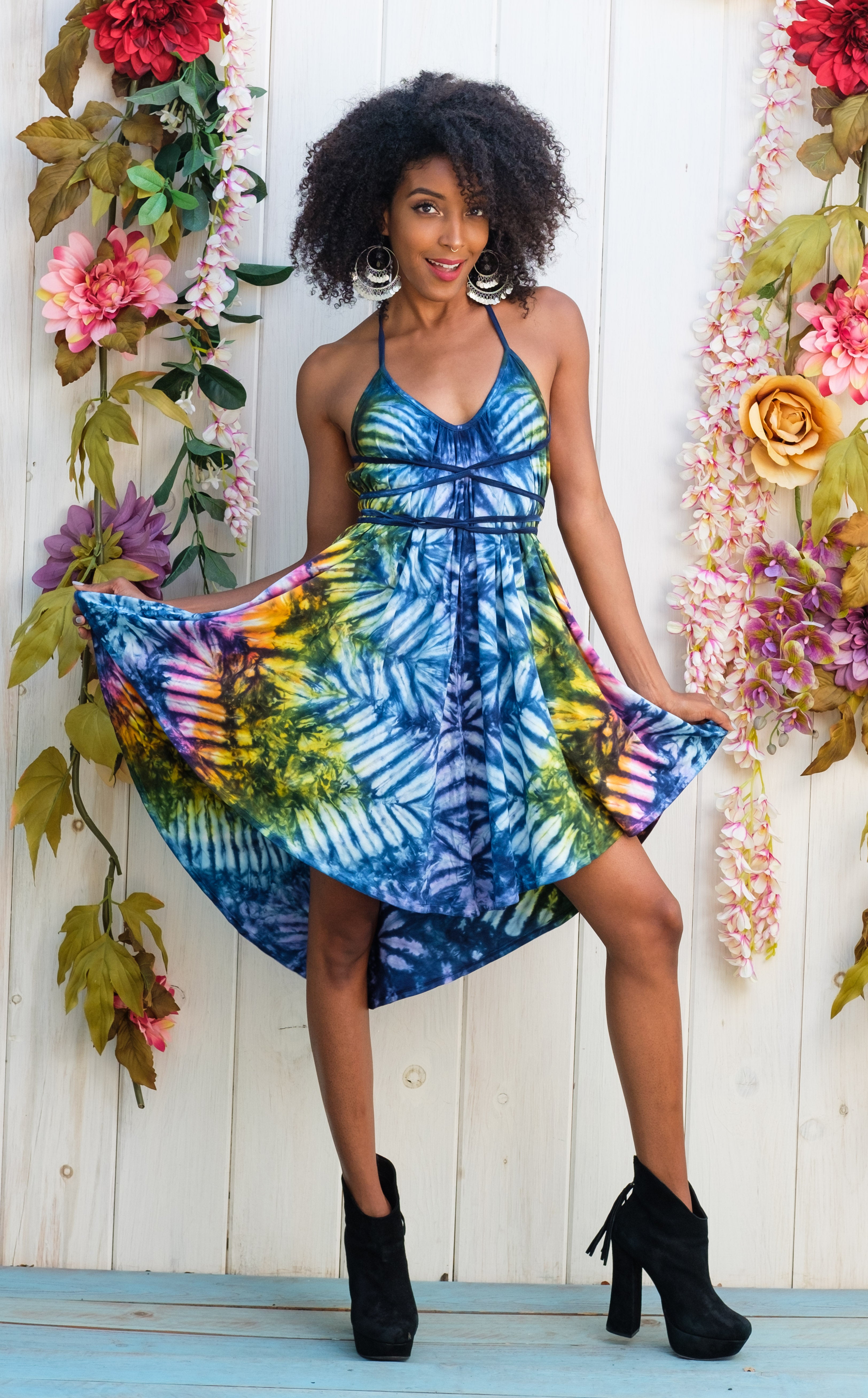 Tie Dyed Pocket Dress