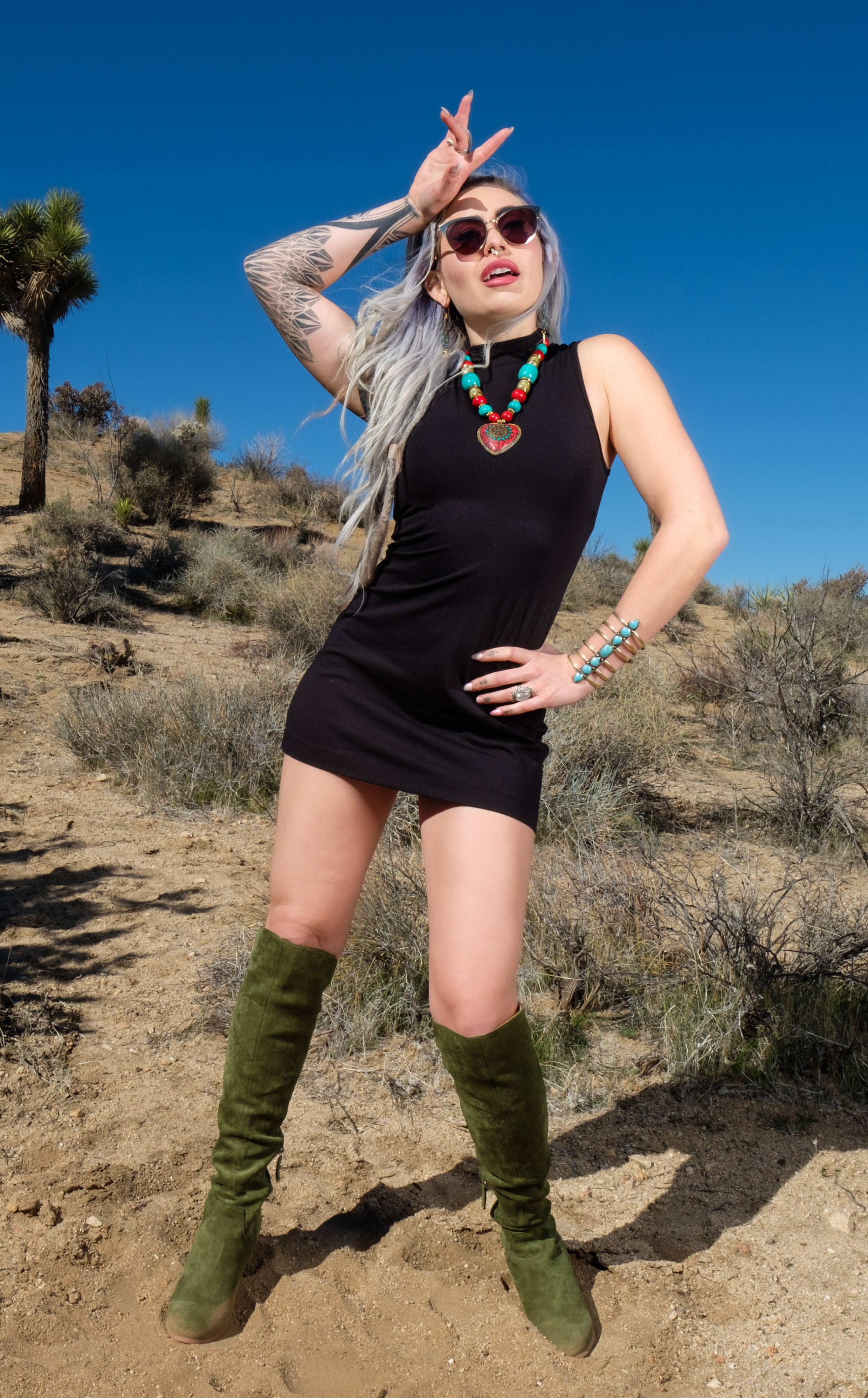 Black Bamboo Dyna Dress