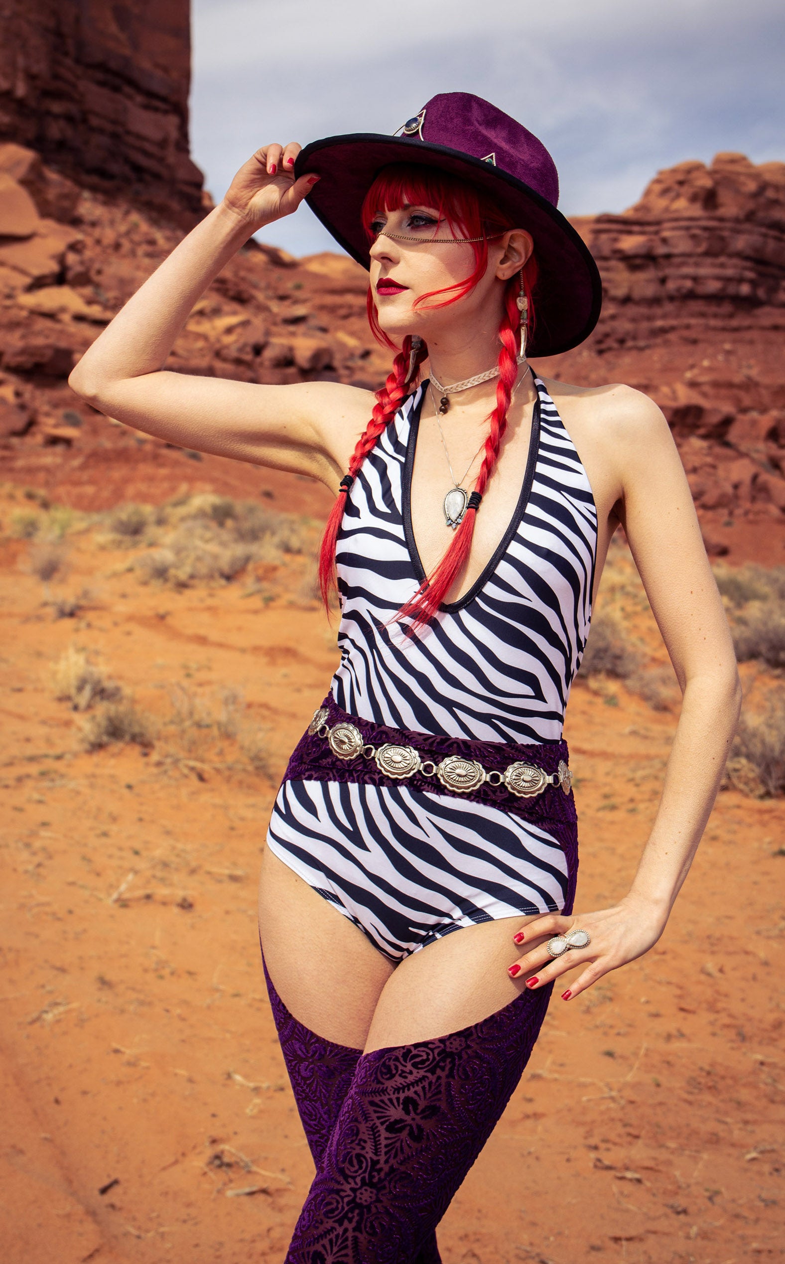 Zebra Liberty Bodysuit