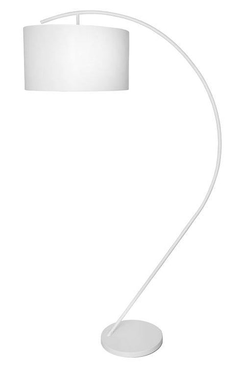 curved standard lamp