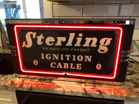 Sterling Ignition Cable Sign (After Neon Added)