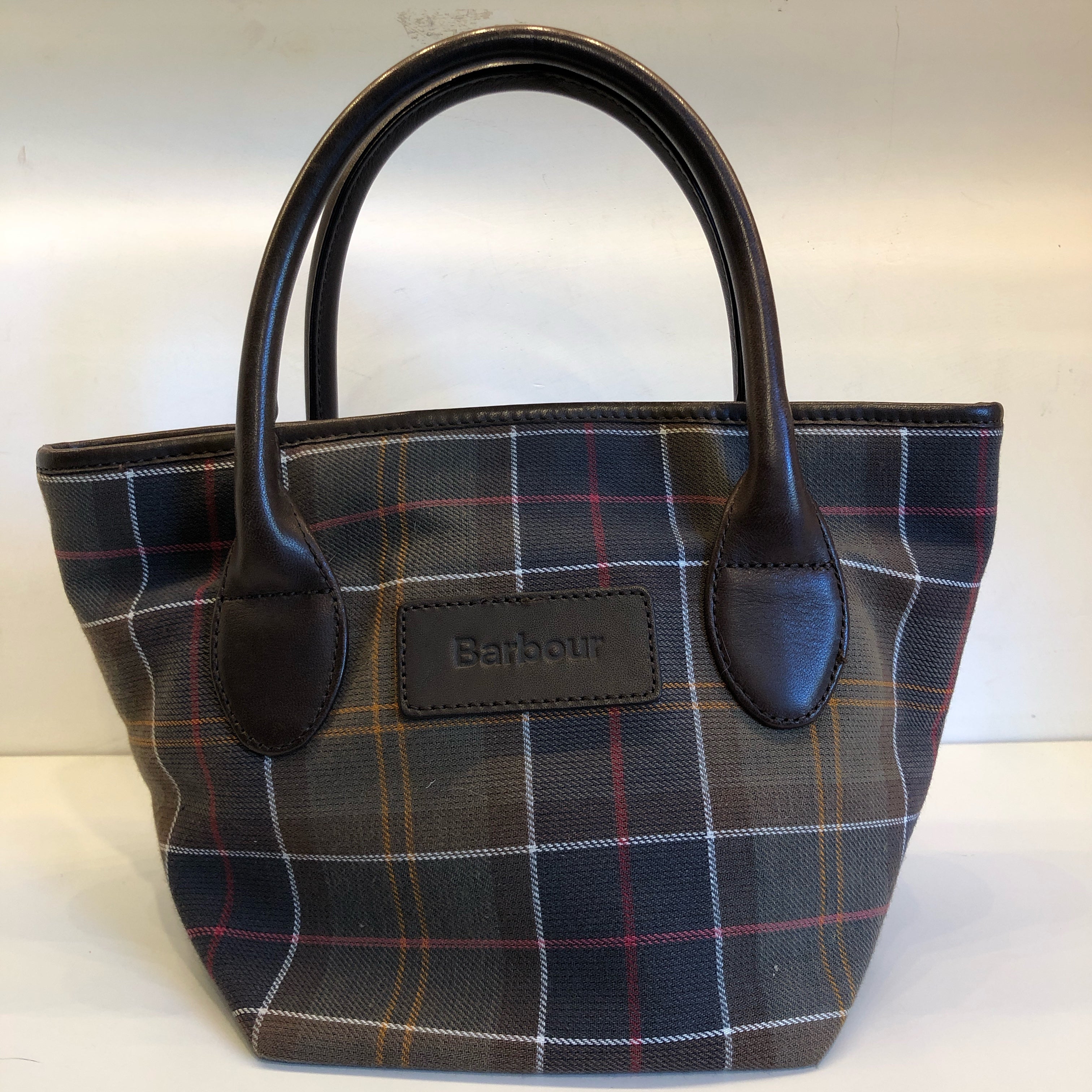 borsa barbour tartan