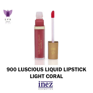 INEZ - 900 Luscious Liquid Lipstick Light Coral - LVS SHOP