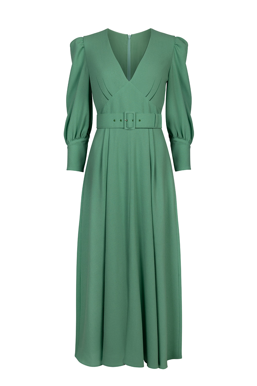 Florentina Pea Green Dress – Beulah London