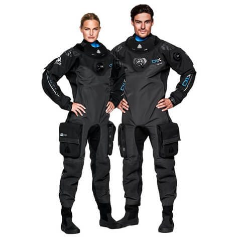 Best Scuba Diving Drysuit 2021 - Waterproof D1X Hybrid Drysuit