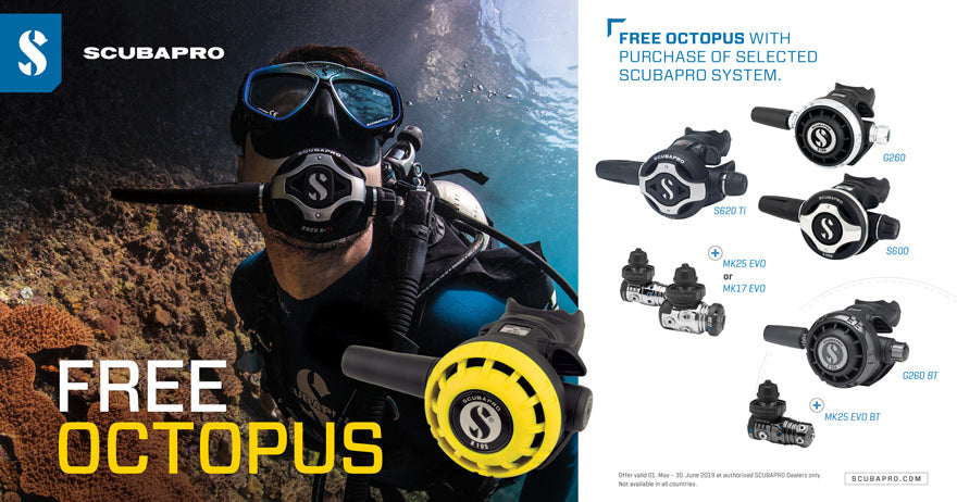 Scubapro Free Octopus Offer 2109