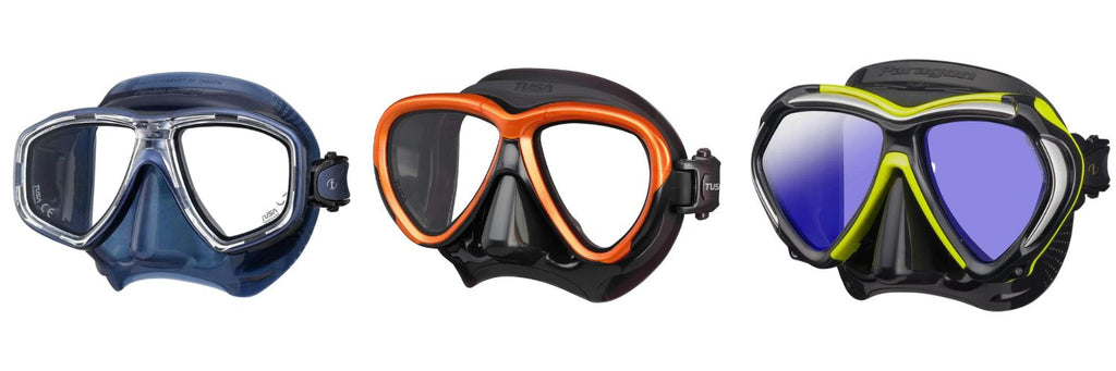 Tusa Prescription Dive Mask Selection