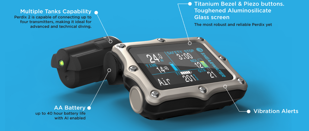 Best Dive Computers 2023 - Shearwater Perdix 2