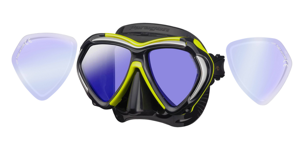 Dive Masks with Coated Lenses - Tusa Paragon Mask