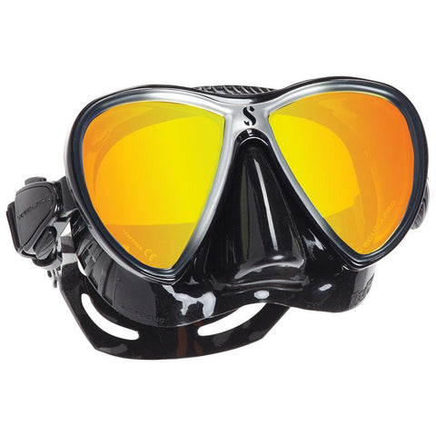 Mask with Mirrored Lenses - Scubapro Synergy 2 Dive Mask