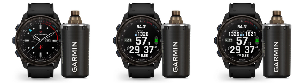 Garmin T2 Transmitter for Garmin Mk3 Dive Smartwatch
