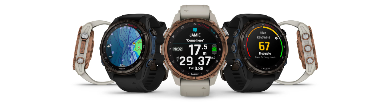 Garmin's unveils Descent Mk3 series watch-style dive computers