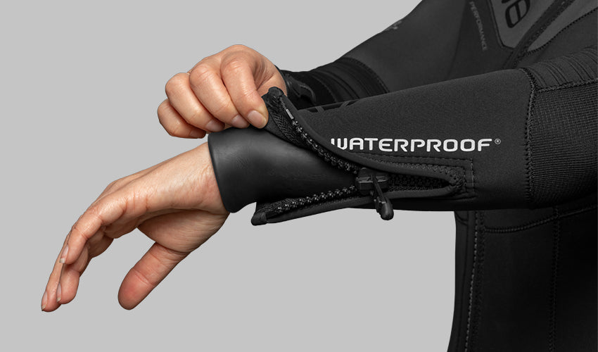 Waterproof W8 Front Zip Wetsuit Zips